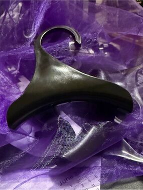 Black Plastic Clothing Hanger